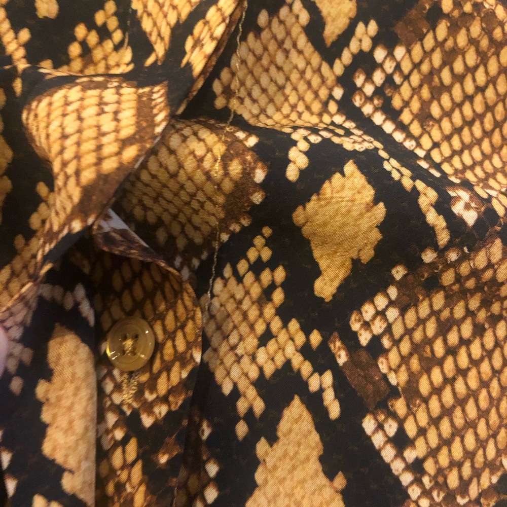 Joie Python Snake Print Sleevless Top NWT - image 7